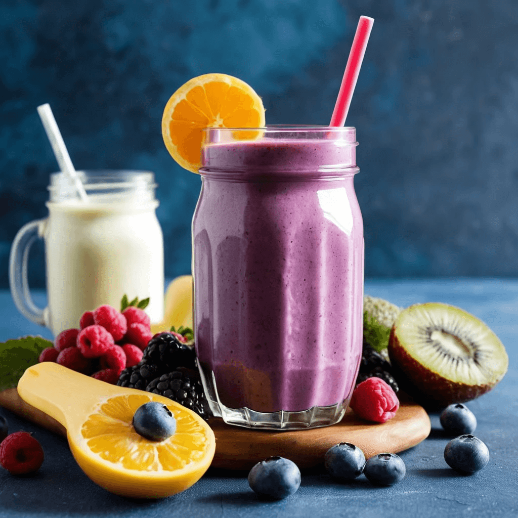 Smoothie de Mora y Yogur: Una Experiencia Refrescante y Nutritiva